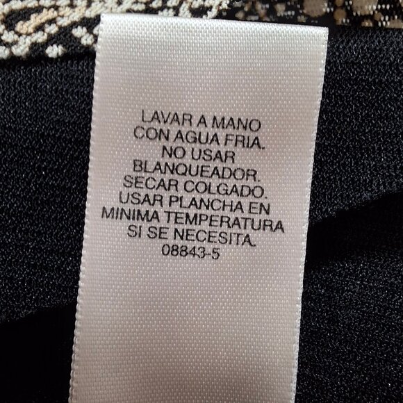 Fit & Flare Lined Netting Dress Size M Wrap Top Sleeveless Smocked Elastic Waist - Picture 15 of 15